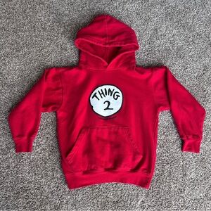 Red Dr. Seuss Thing 2 Hoodie from Universal